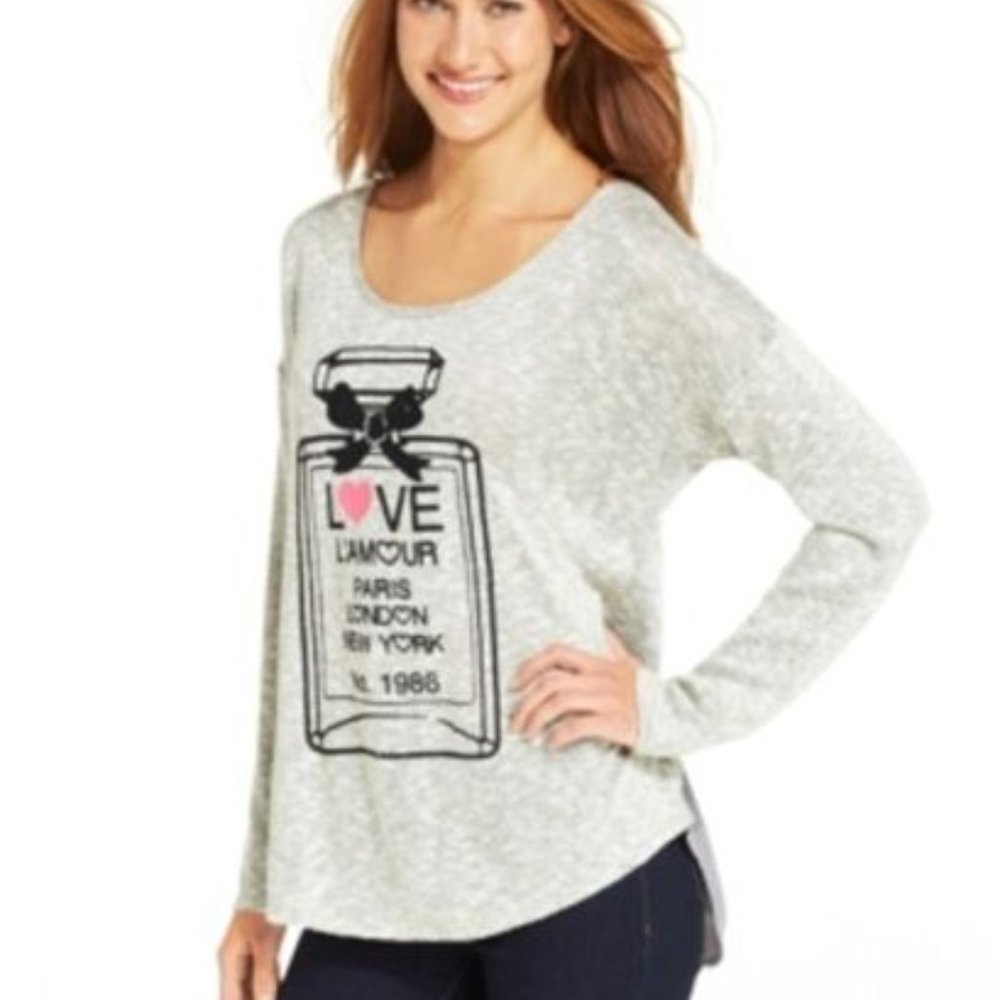 Style & Co. Ladies Perfume-Print Button-Back Top … - image 2